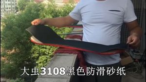Skateboard Grip Tape Sheet Waterproof Black Scooter Grip Tape Longboard Deck Griptape Sandpaper for Rollerboard Stairs Pedal Pistol Wheelchair Steps Bubble Free Outdoor Sports Skateboard Sandpaper Professional Black Skateboard Deck Sandpaper Grip Tape