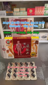 Hoạt Huyết Thông Mạch Đơn Malaysia Hộp 40 Viên [Chính Hãng Date Mới] Xương Khớp