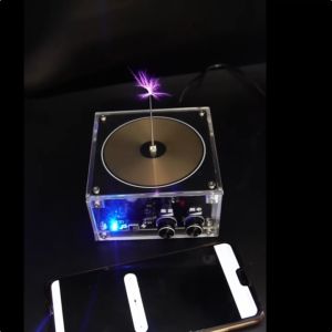 Wuzhi Audio | Tesla Coil Music Long Arc dan Black Music Dual Mode Palm Flash Bluetooth Flash Panjang 10CM Science