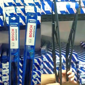 ใบปัดน้ำฝนการผลิต BOSCH ADVANTAGE 100% 12-26 นิ้ว ทั้งสองสี - สีเขลและแพ็คคู่