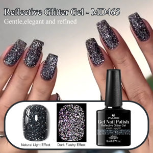 8ml Classic Series Reflective Glitter Gel Nail Polish High Gloss Shiny UV LED Soak Off Nail Supplies Manicure DIY Varnishes