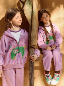 PPTOWN | Hooded Zip-up Girls Jacket