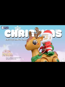 Đồ Chơi Noel Dễ Thương Cho Bé Có Thể Di Chuyển Phát Đèn-NhạcQuà Tặng Giáng Sinh! ChunChinToyKingDom