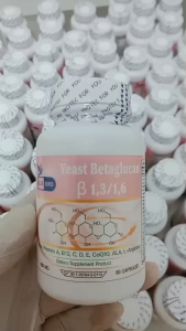 Yeast BetaGlucan 13-16 ยีสต์เบต้ากลูแคน 600 มก 60 เม็ด - ขนาด 600 มก