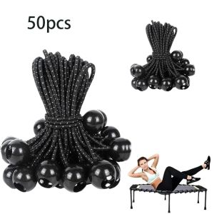 50pcs Elastic Ball Rope Suitable For Roof Waterproof Cloth Shoulder Straps Tent Poles And Wires For Outdoor And Indoor Activi