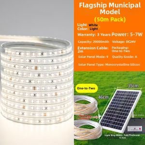 YUANMUXUAN | Outdoor Waterproof Bright Single-color Running Water Golden Light Garden Lighting