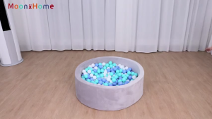 5.5cm White Ocean Balls 100 PCS Multicoloured Soft Pit Balls Plastic Play Balls Ocean Balls Thicken Playpen Balls Wave Baby Ball Toys For Pits Tents Pool