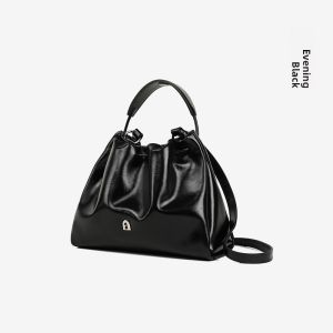 La Festin | Leather Small Shoulder Bag Black