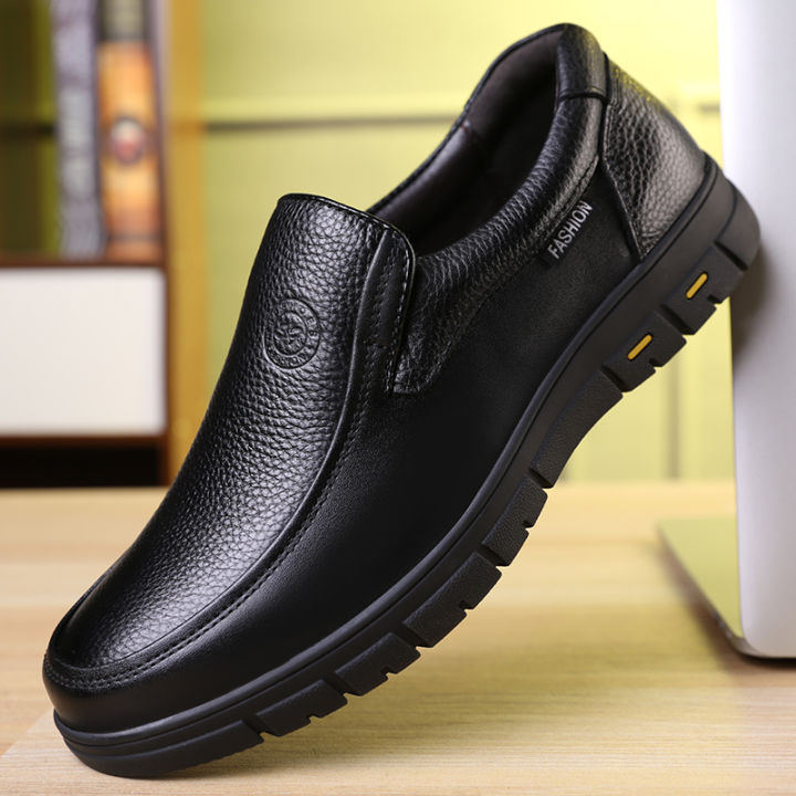 High Quality Leather Men Casual Shoes Italian Luxury Brand Mens Loafers ...