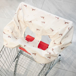 Baby dining chair cover cushion cover protective cushion cloth cover supermarket shopping cart cover