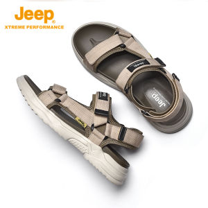 Jeep | Jeep Canvas Sandals Mens Outdoor Cycling Sports Shoes Wear-Resistant Breathable Mountain Climbing Shoes Fashionable Mens Footwear