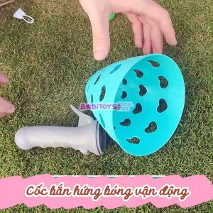 Đồ chơi cốc bắn bóng vui nhộn cốc bắn hứng bóng vận động tăng cường phản xạ tay mắt cho bé