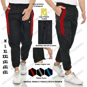 Celana Training Olah Raga Parasut Premium List / Celana Jogger Olah Raga Panjang (Standar jumbo dan Super Jumbo)