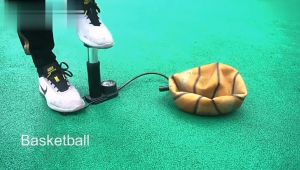 Máy Bơm Chân Mini Siêu Nhẹ Cho Xe Đạp Xe Máy