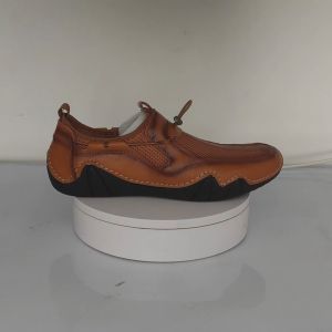 INLIKE Import Casual Santai Kulit Sepatu Pria Dewasa Keren Formal Loafer Kekinian Sepatu Slip On Keren Kekinian 171