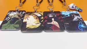 Móc Khóa Đựng Thẻ ID Naruto Itachi Sasuke Kakashi - Thẻ Game Hộp đựng thẻ / Dây buộc thẻ