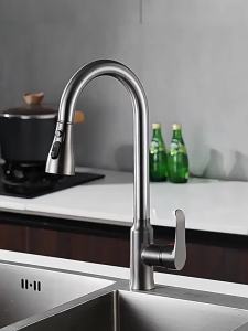 Pull-out Adjustable Cold and Hot Water Faucet