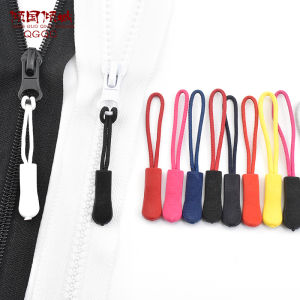 ซิปถอดได้สำหรับเสื้อผ้า กระเป๋า แจ็คเก็ต ผ้าฝ้าย หัวซิป สายรัด จี้ สายรัด เครื่องประดับซิป อุปกรณ์เย็บผ้า DIY