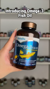 Estalife Omega-3 Fish Oil | 300 XS Softgels Easy to Swallow | Healthy Heart Brain Eye Joint Skin 鱼油 超小粒 易于吞咽