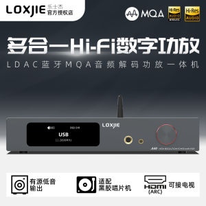 Loxjie Leshijie A40 High Power HiFi Fever Power Amplifier Bluetooth Decoding Headphone Amplifier USB Fiber Coaxial
