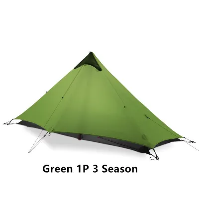 New FLAMES CREED Lanshan 1 Person Oudoor Ultralight Camping Tent Single Man 3/4 Season Professional 15D Silnylon Rodless Tent