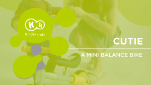 Xe chòi chân/ cân bằng 3 bánh cho bé từ 1 tuổi trở lên bằng thép KINDERKRAFT - CUTIE