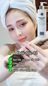 BỘ TẮM TRẮNG BODY DETOX BLANC THAN HOẠT TÍNH TRẮNG TOÀN DIỆN X4
