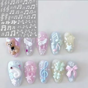 other | Cute Cartoon Note Mini Wings Fish Board 3D Nail Art Decor Silicone Mold One Piece Nail Art Stamping Mold