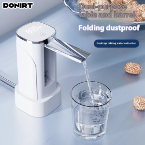 Foldable Water Pump Bottled Water Automatic Rechargeable Water Dispenser Portable Water Pump Folding Intelligent Dosing Pump
