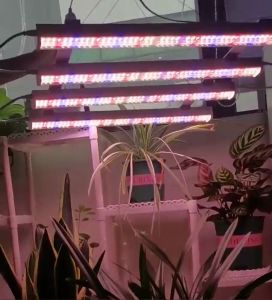 LED Grow Light Full Spectrum 4Bar IP65 Waterproof Plant Lamp With Metal Buckle