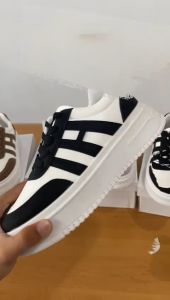 NEW!!! Sepatu Sneakers Kulit Wanita Import W689 Sneaker Wanita Kasual Kulit Import Sepatu Wanita Kulit Kekinian (+Box) Import