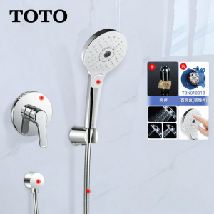 TOTO | Wall-Mounted Concealed Adjustable High-Pressure Shower Head