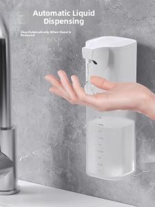 Automatic Foam Soap Dispenser Gel USB Bubble Maker Wall Mounted Kitchen Bathroom Cleaning Tool Plastic Material Universal Brand