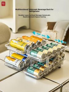Refrigerator Drawer Beverage Organizer Box