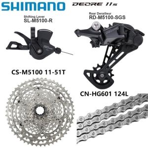 Shimano DEORE M5100 11 Speed groupset 11-51t 4 kit SL/RD/CS-M5100 HG601