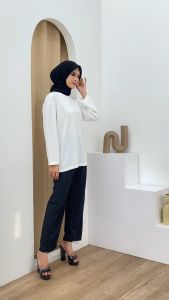 Kaos Oversize Lengan Panjang/ Kaos Distro/ Swetwear Wanita Motif Gemes