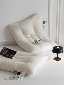 New 2024 Neck Support Pillow Core for Students Boys Girls Home Use Rectangular Shape Cotton Polyester Fabric Single Person