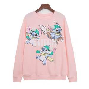 STITCH SWEATSHIRT CHALACTER FLEECE  🫧 เสื้อสเวตเตอร์ สเวตเชิ้ต  STITCH (TS360）