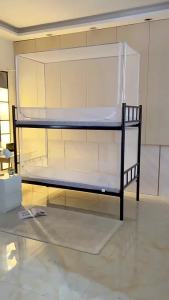 ＜1225＞  Màn Chống Muỗi Ký Túc Xá Học Sinh Tiểu Học Và Trung Học Trong Suốt Giường Khung Sắt Giường Tầng Có Giá Đỡ 0.9m Giường Đơn