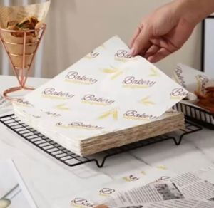 Wax Paper / Kertas Baking Laminasi Motif Uk 18 x 18 cm ~ FOOD GRADE 28 GSM [ 50 PCS ]