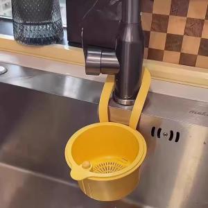 Hanging Sink Strainer Basket Food Waste Separator Fruit Cleaning