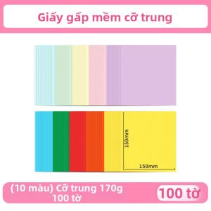 Touch Mark | Giấy Thủ Công Trẻ Em Để Gấp Cắt DIY Thẻ