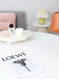 🇸🇬 SUAKE Cream Leather Makeup Bag Ladies Luxury Organ Pillow Bag PU Cosmetic Bag Large Travel Bag / Makeup Pouch