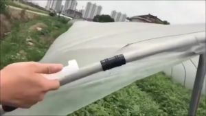 50pcs 19/20/25mm Greenhouse Frame Pipe Clip Garden Buildings Tube Clip Black Plastic Snap Clamp