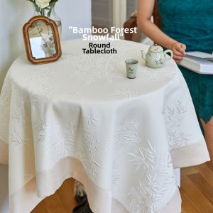 Luxury New Chinese Style Bamboo Tablecloth Rectangular