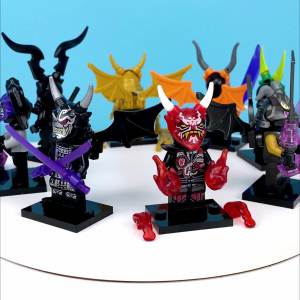 Skibidi Toilet minecraft Ninjago toys Compatible with LEGO [3566 People Collection ] King of Crystal Ghosts and Monsters Plus Full Set Golden Lloyd Minifigure Compatible with Ninjago Building Blocks