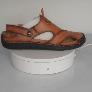 COD Outdoor Handmade Sandal Hiking Gunung Pria Sendal Mendaki Olahraga Kulit Touring Cowok Lentur Keren 189