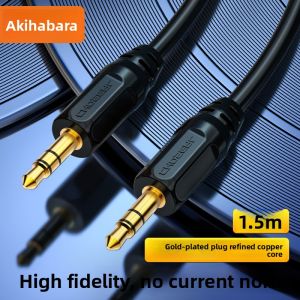 Choseal | Dây Cáp Âm Thanh 3.5mm cho Điện Thoại kết nối Hệ thống Âm thanh Ô tô AUX Dual Head Plug Đầu ra Máy tính Dây Chơi Nhạc Tai nghe Dây Ghi Âm