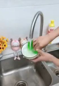 Miếng Rửa Chén Bát Silicon Siêu Sạch