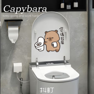 Miếng Dán Bồn Cầu Hoạt Hình Cá Nhân Hóa Trang Trí Che Khuyết Điểm Sáng Tạo Miếng Dán Nắp Bồn Cầu Miếng Dán Trang Trí Nhà Cửa